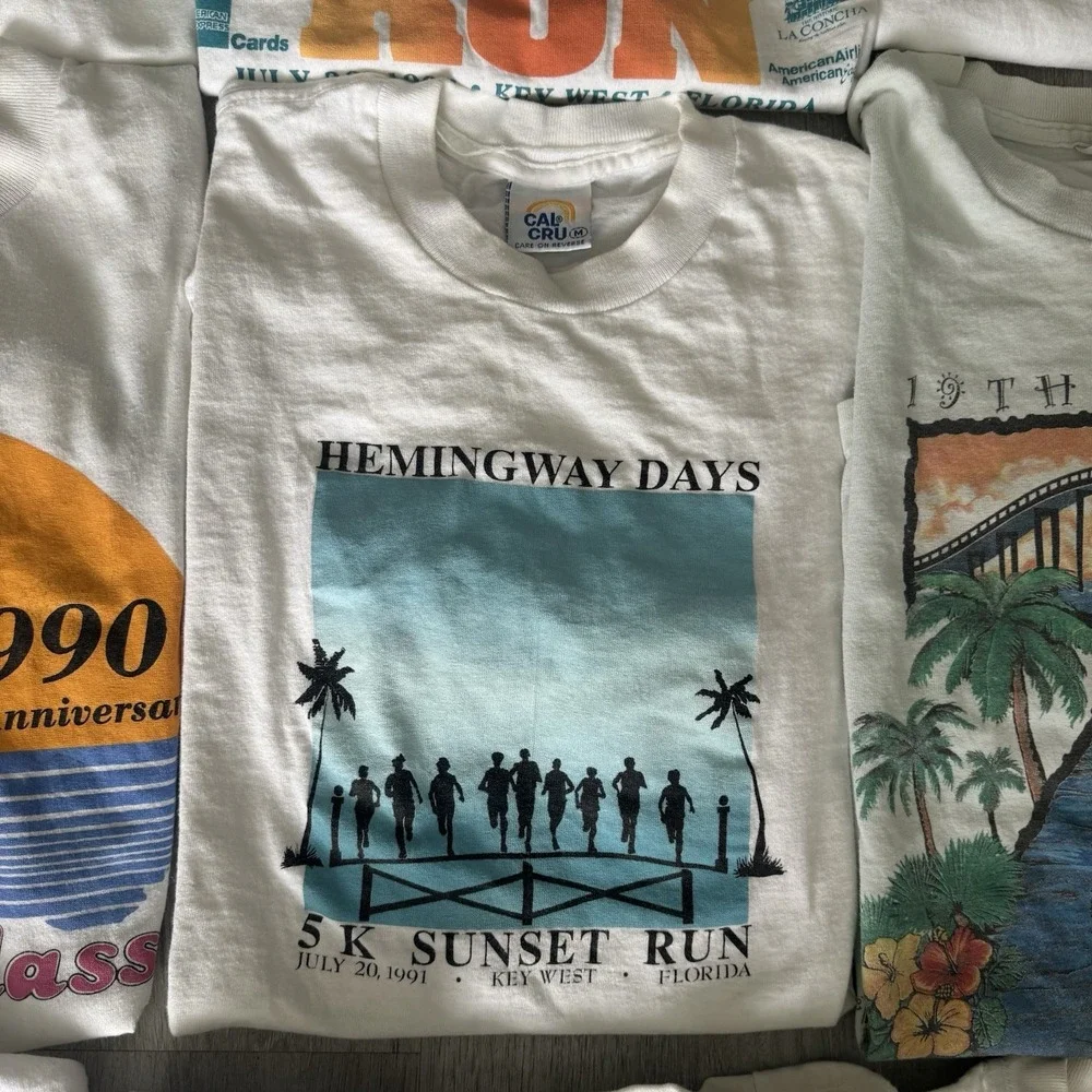 Vintage Lot of 16 Rare Key West Marathon Race Running Shirts Tees 5k, 7 Mile - Picture 12 of 16